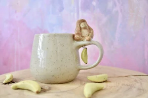 Orangutan&banana mug (cca 3,5dcl)