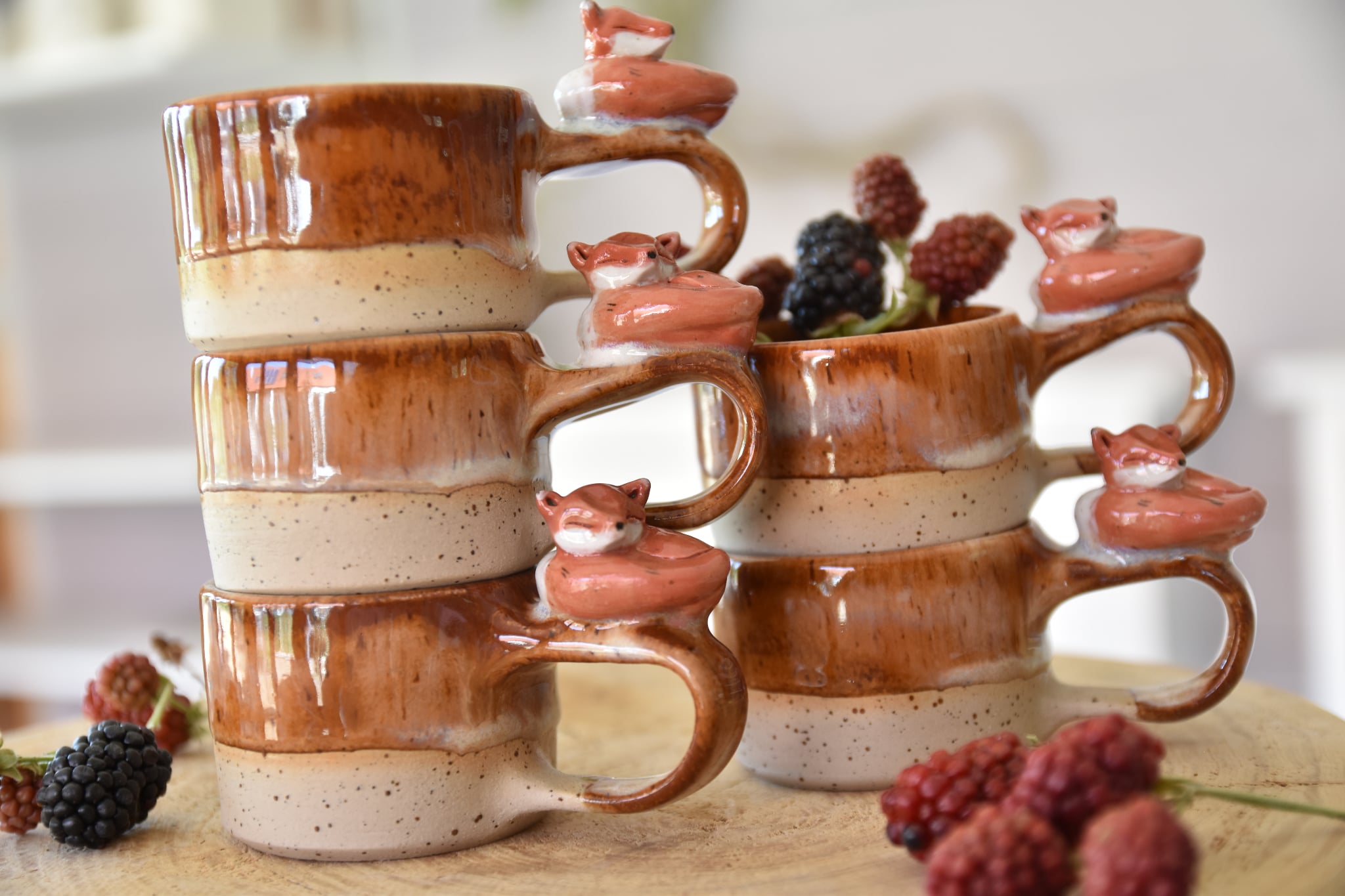 Fox caramel espresso mug
