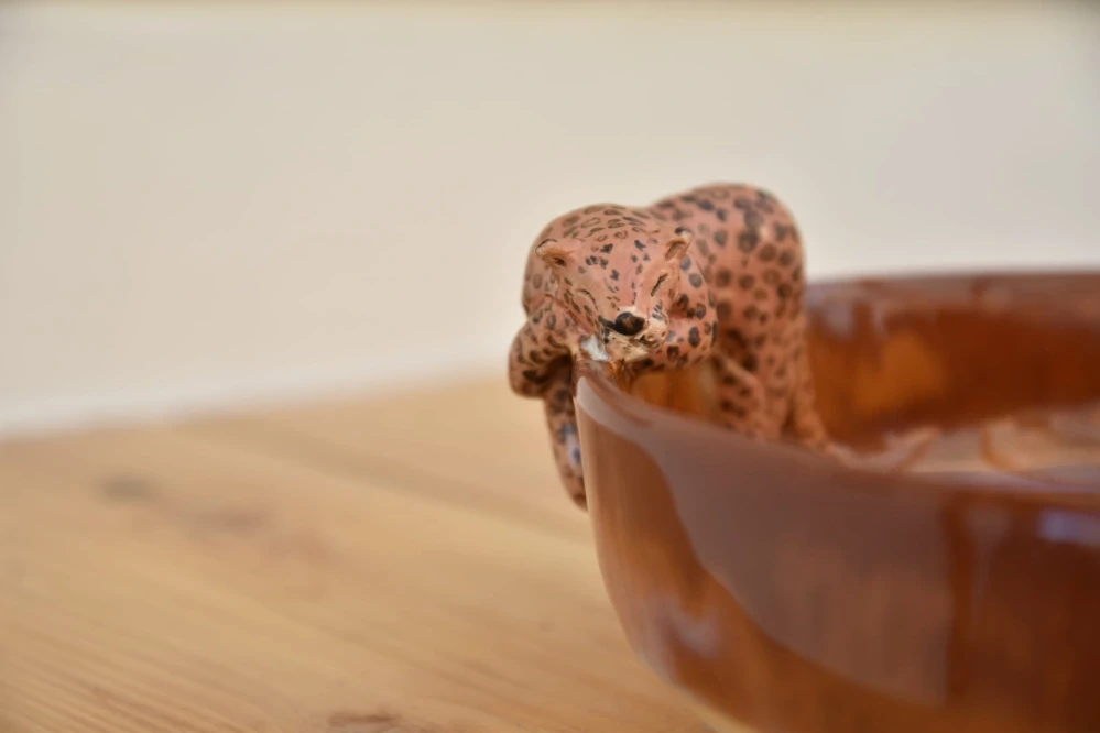 Leopard pasta bowl (cca 1l)
