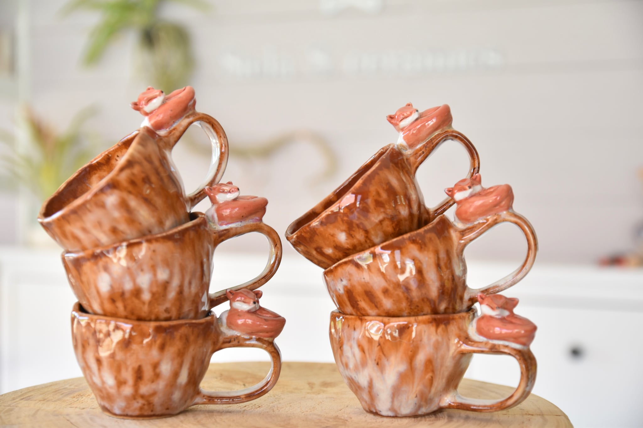 Fox caramel mug (cca 1dcl)